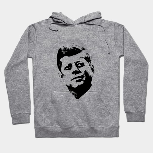 John F. Kennedy Hoodie by PlanetJoe